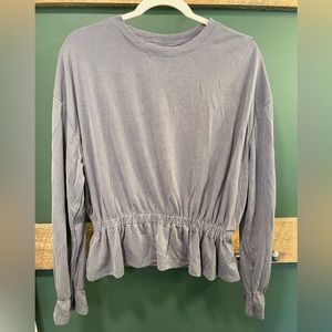 Grey Target Blouse